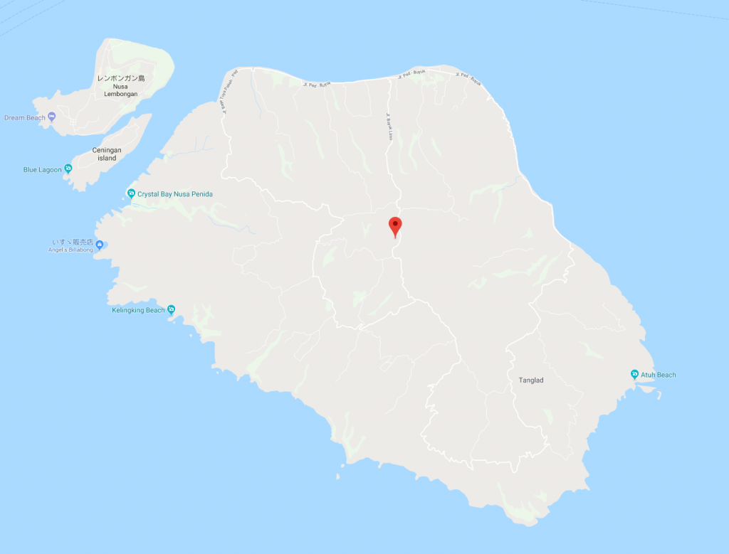 ペニダ島 地図